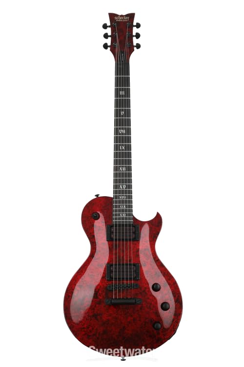 Amazon.com: Schecter Solo-II Apocalypse - Red Reign : Musical